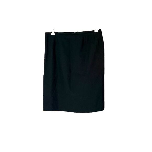 ARMANI COLLEZIONI | Black Virgin Wool Suit Skirt (8) - Picture 5 of 5